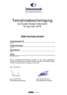 Teilnahmebestätigung 2018