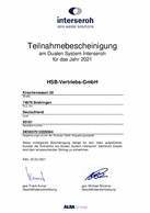 Teilnahmebestätigung 2021