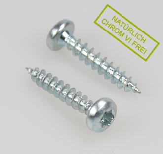 Spanplattenschrauben PAN HEAD mit Innenvielzahn